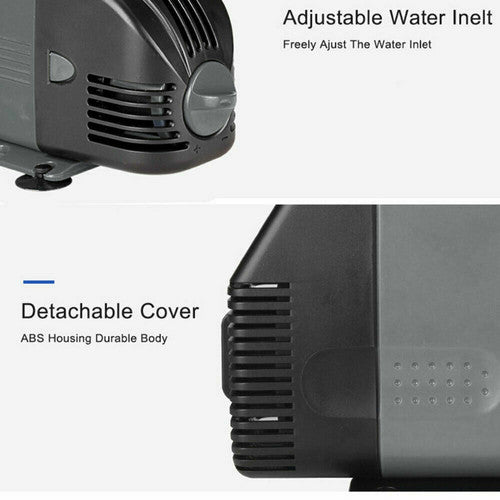 6W Adjustable Flow Aquarium Pump Water Submersible Fish Tank Fountain Pond Marine V201-QHGMMOREONE060