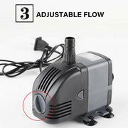 6W Adjustable Flow Aquarium Pump Water Submersible Fish Tank Fountain Pond Marine V201-QHGMMOREONE060