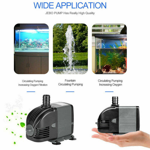 35W Adjustable Flow Aquarium Pump Water Submersible Fish Tank Fountain Pond Marine V201-QHGMMOREONE062