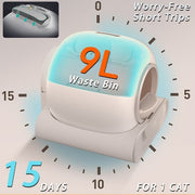 65L Remote Control Automatic Self Cleaning Cat Litter Box Smart App Easy-Clean V201-QHGMMOREONE064