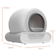 65L Remote Control Automatic Self Cleaning Cat Litter Box Smart App Easy-Clean V201-QHGMMOREONE064