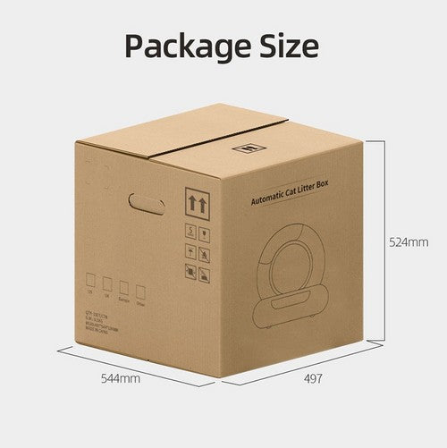 65L Remote Control Automatic Self Cleaning Cat Litter Box Smart App Easy-Clean V201-QHGMMOREONE064