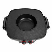 Electric 2 in 1 Hot Pot BBQ Oven Smokeless Barbecue Pan Grill Hotpot Machine V201-QUEW12466289