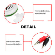 12V Ceiling Fan Portable Solar Power 3 Blade 0.7AMP Caravan Camping Outdoor V201-QUEW12466417