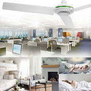 12V Ceiling Fan Portable Solar Power 3 Blade 0.7AMP Caravan Camping Outdoor V201-QUEW12466417