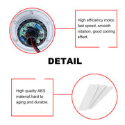 12V Ceiling Fan Portable Solar Power 3 Blade 0.7AMP Caravan Camping Outdoor V201-QUEW12466417