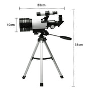 Astronomical Telescope 150x With Tripod Phone Adapter Monocular Moon Observation V201-QUEW12466497