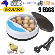 9 Egg Incubator Semi-Automatic Digital Temperature Chicken Duck Eggs Poultry V201-QUEW12466500