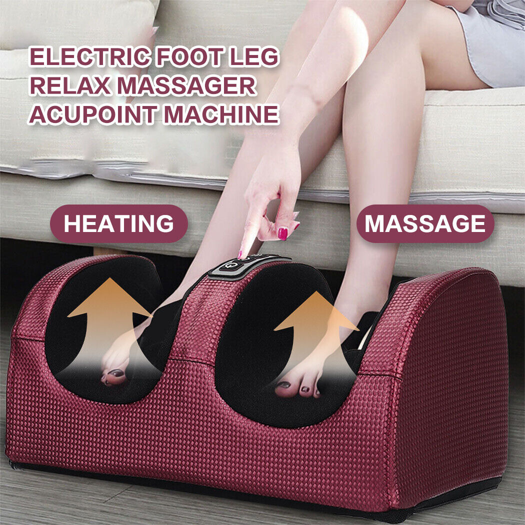 Electric Foot Massager Muscle Pain Relief Leg Calf Massage Kneading Machine AU V201-QUEW12466543