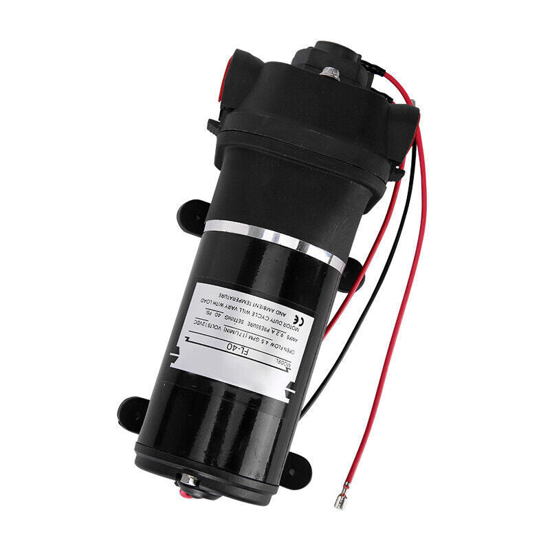 12V Water Pump 17LPM High Pressure Self-Priming for Caravan Camping Boat Marine V201-QUEW12483627