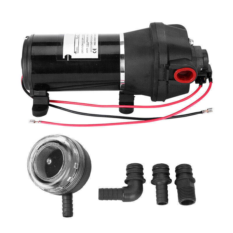 12V Water Pump 17LPM High Pressure Self-Priming for Caravan Camping Boat Marine V201-QUEW12483627
