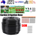 201X 50M Hose Garden Irrigation System Greenhouse Plant Watering DIY Micro Drip V201-QUEW12879826