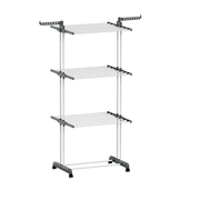 4 Tiers Clothes Airer Drying Rack Coat Garment Stand Hanger Laundry Foldable V201-QUEW13175798