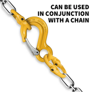 2X 8mm Hammerlock+ Eye Sling Hook Safety Chain Caravan Trailer connecting Extend V201-QUEW13215885