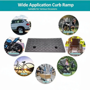 AU Heavy Duty Kerb Curb Ramp Threshold Ramps For Truck Wheelchair Car Motorbike V201-QUEW13221658