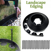 10M Fence Landscape Garden Lawn Edging Border Flexible Plant Grass Barrier V201-QUEW13221659