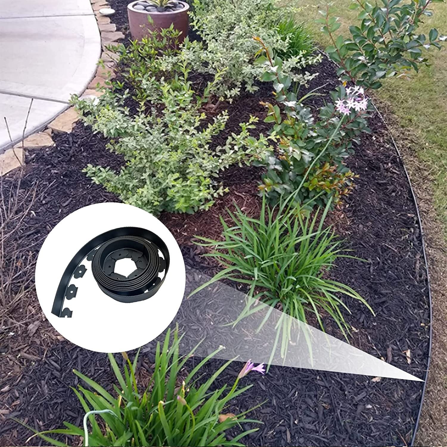 10M Fence Landscape Garden Lawn Edging Border Flexible Plant Grass Barrier V201-QUEW13221659