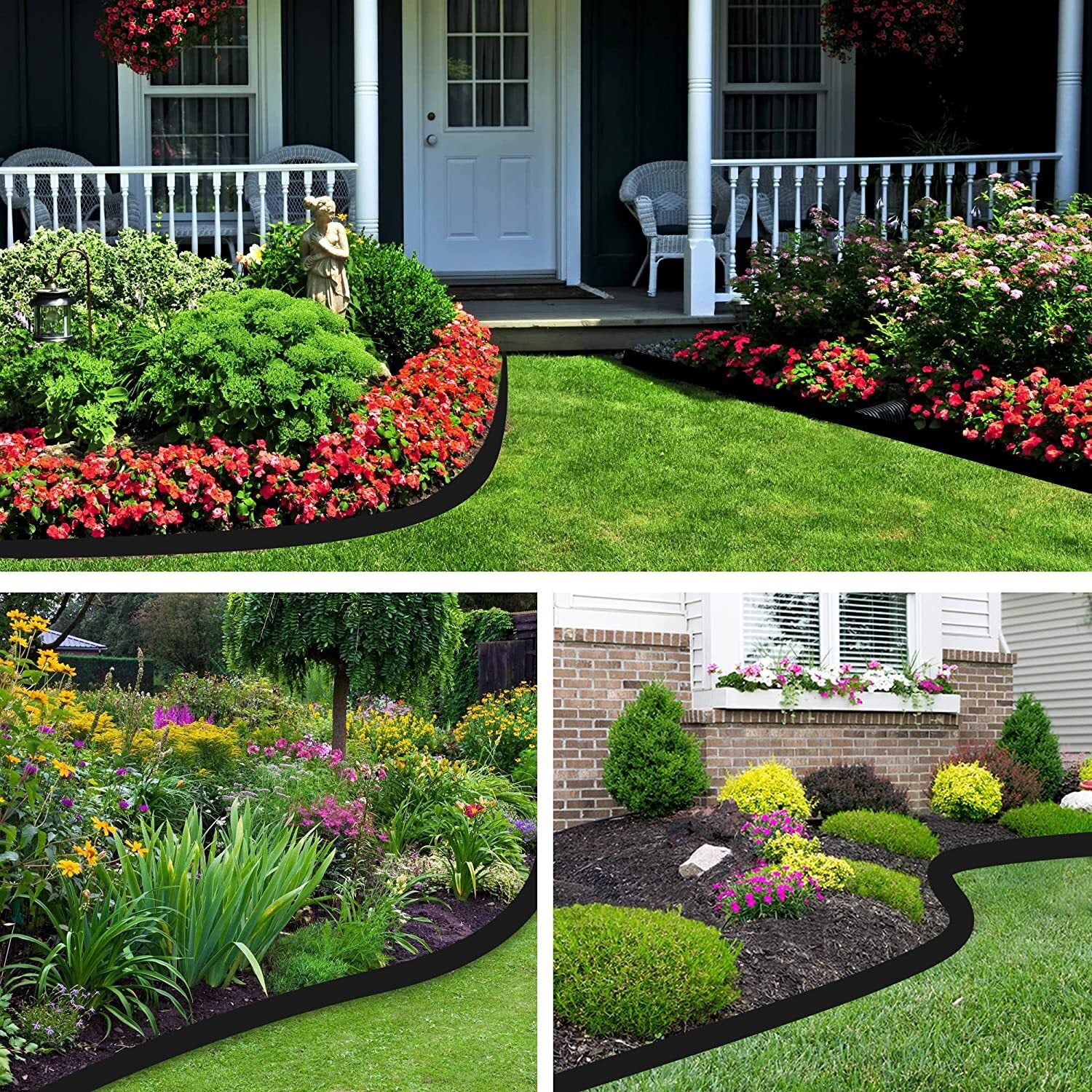 10M Fence Landscape Garden Lawn Edging Border Flexible Plant Grass Barrier V201-QUEW13221659