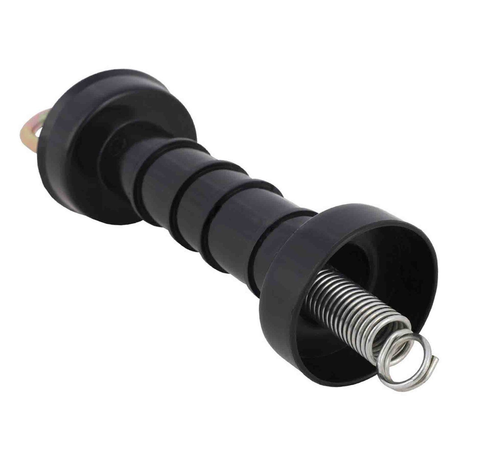 10x Electric Fence Gate Handle Compact Insulated Spring Handles with Hook Black V201-QUEW13221661