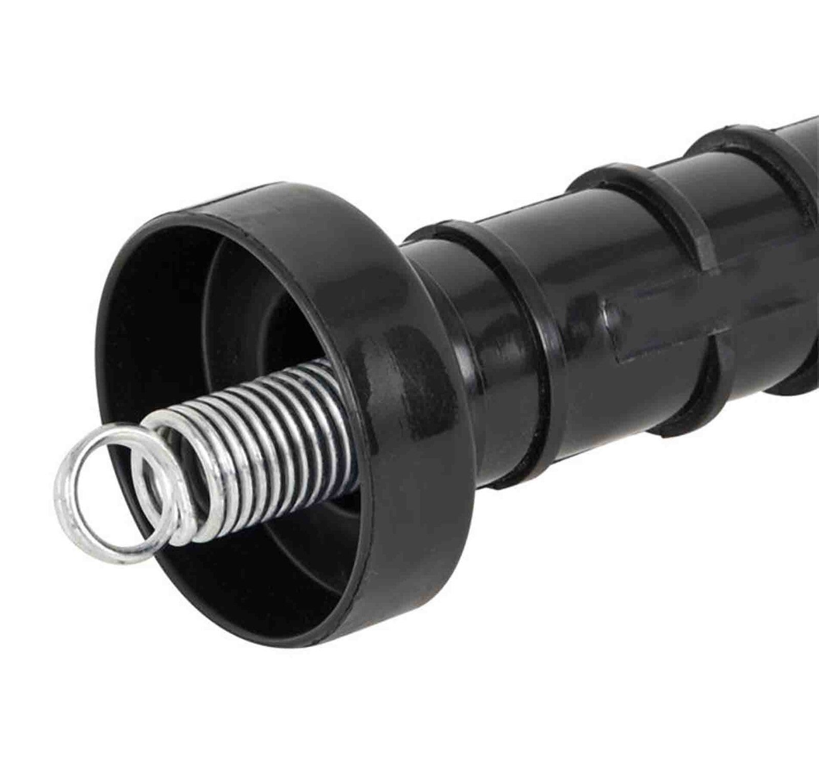 10x Electric Fence Gate Handle Compact Insulated Spring Handles with Hook Black V201-QUEW13221661