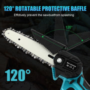 6" Mini Cordless Electric Chainsaw 2X Battery-Powered Wood Cutter Rechargeable V201-QUEW13272600