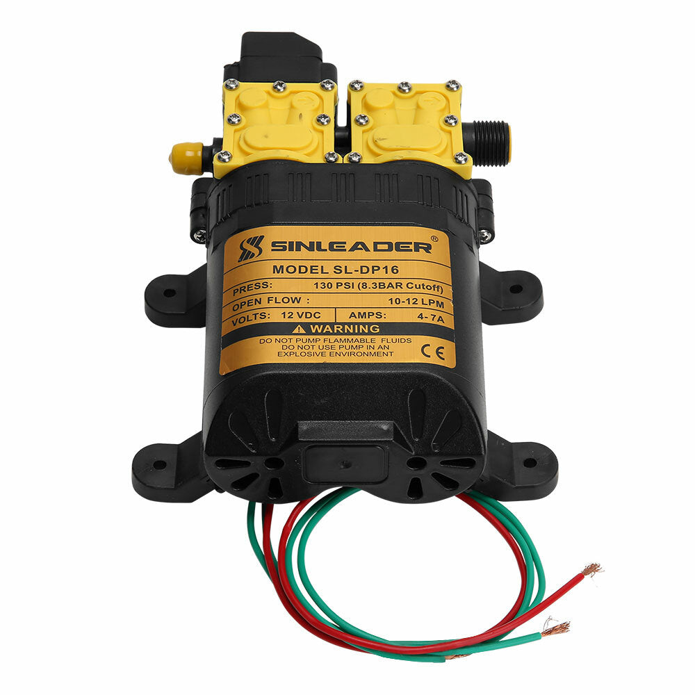12LPM Caravan 12V Water Pump 130PSI High Pressure Self-Priming Camping Boat Farm V201-QUEW13589597