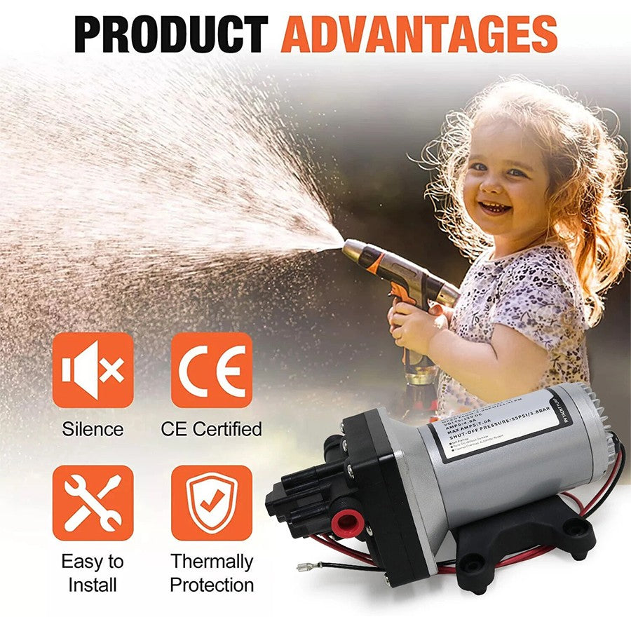 12v Replace SHURflo 4009 Water Pump & Twist on Filter for Caravan Boat Marine AU V201-QUEW13654154