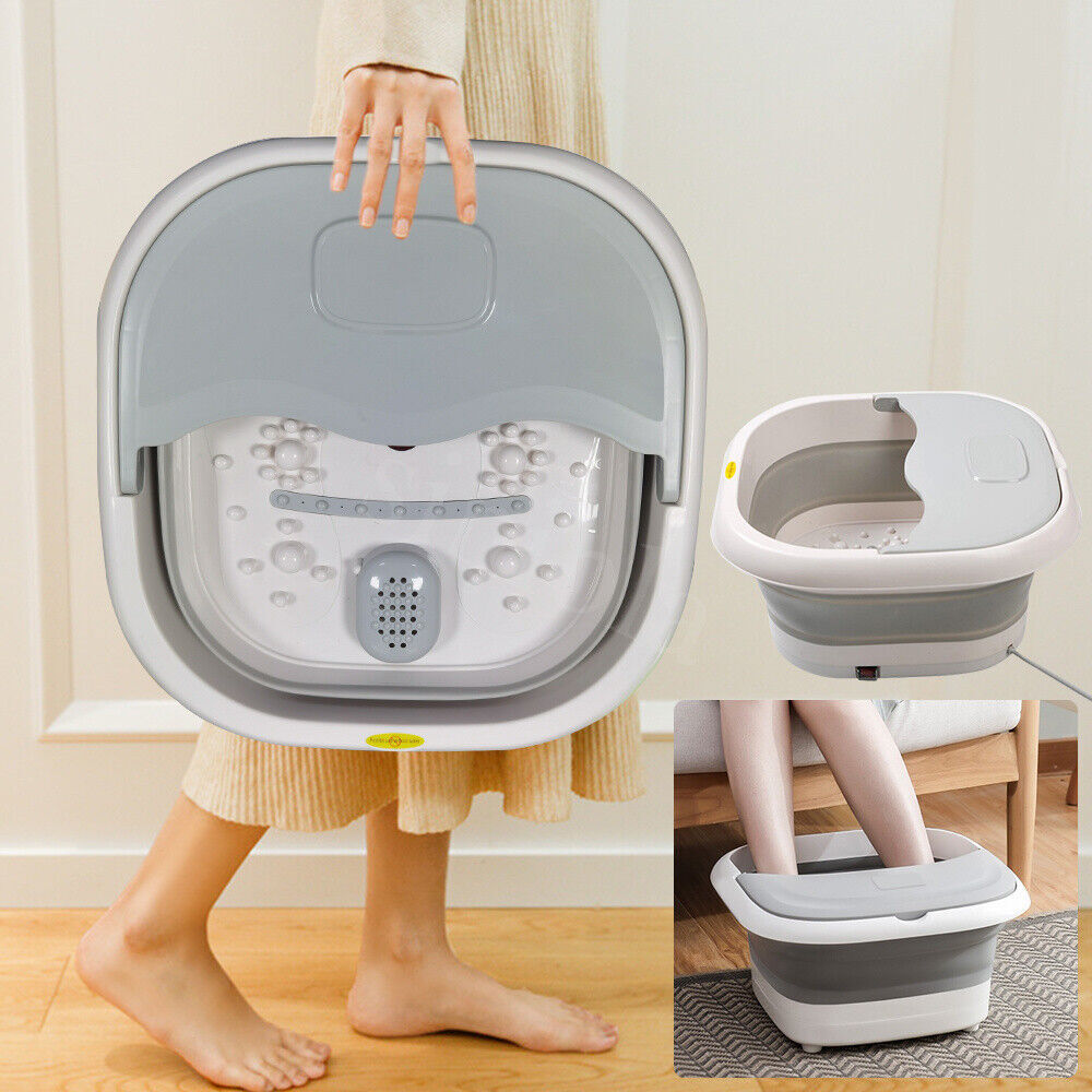 Electric Foot Spa Massager Footbath Pedicure Heat Soak Home Bath Tub Massage V201-QUEW13727524