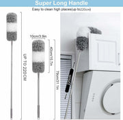 2PCS Duster Extendable Telescopic Microfibre Duster with Stainless Steel Pole V201-QUEW13883543X2