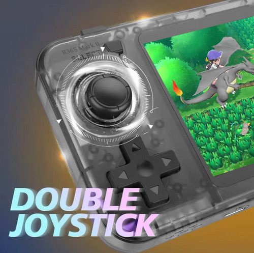 10000+ Games R36H Portable Video Game Consoles Retro Handheld Game Console Black V201-R36H0064BL8AU