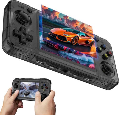 10000+ Games R36H Portable Video Game Consoles Retro Handheld Game Console Black V201-R36H0064BL8AU