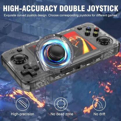 10000+ Games R36H Portable Video Game Consoles Retro Handheld Game Console Black V201-R36H0064BL8AU