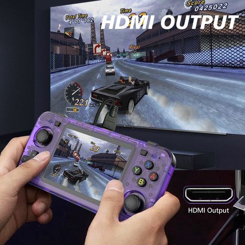 20000+ Games R36H Portable Video Game Consoles Retro Handheld Game Console purple V201-R36H0128PU8AU