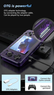 20000+ Games R36H Portable Video Game Consoles Retro Handheld Game Console purple V201-R36H0128PU8AU