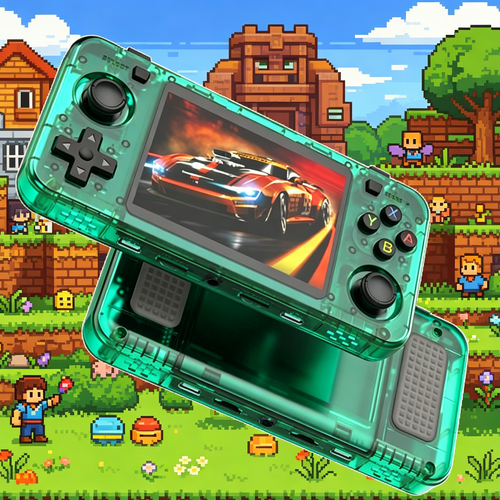 20000+ Games R36H Portable Video Game Consoles Retro Handheld Game Console Green V201-R36H0128RG8AU