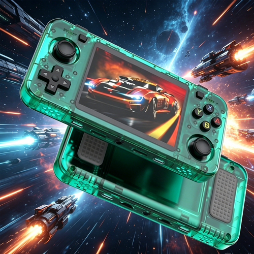 20000+ Games R36H Portable Video Game Consoles Retro Handheld Game Console Green V201-R36H0128RG8AU