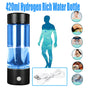 Random Color 420ml Portable Hydrogen Rich Water Bottle Rich Hydrogen Water Generator USB AU V201-RHD0420BL8AU