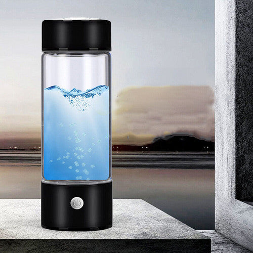 Random Color 420ml Portable Hydrogen Rich Water Bottle Rich Hydrogen Water Generator USB AU V201-RHD0420BL8AU