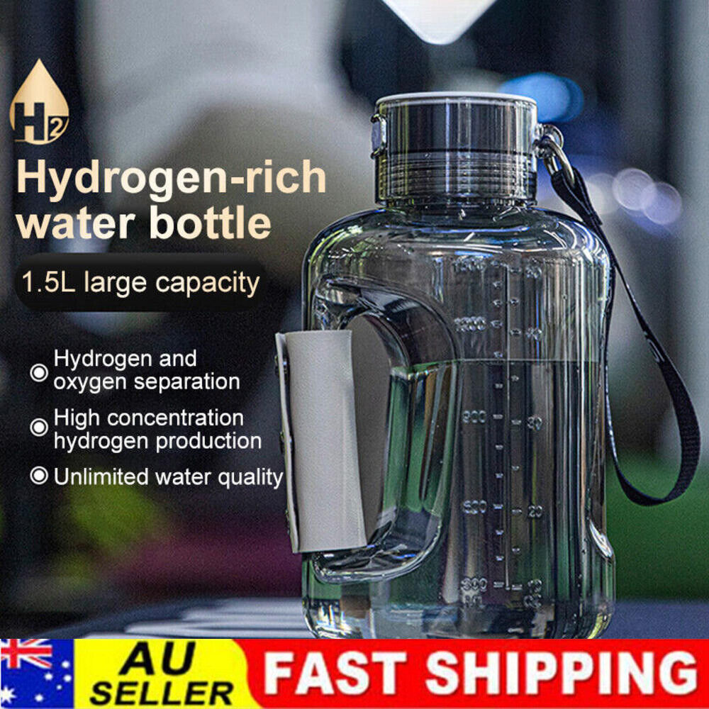 Random Color Hydrogen Water Bottle 1.5L Hydrogen Rich Portable Rich Hydrogen Water Generator V201-RHD1500WH8AU