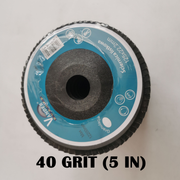 20 PCS 40 Grit Grinding Wheel 5'' 125MM Angle Grinder Flap Sanding Disc AU V201-ROND0040BU8AU