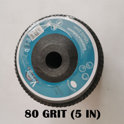 20 PCS 80 Grit Grinding Wheel 5'' 125MM Angle Grinder Flap Sanding Disc AU V201-ROND0080BU8AU