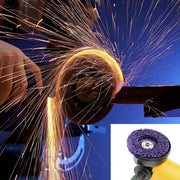 10 x 125mm x 22mm POLY STRIP DISC WHEEL PAINT RUST REMOVAL CLEAN GRINDER V201-ROND0125PU8AU