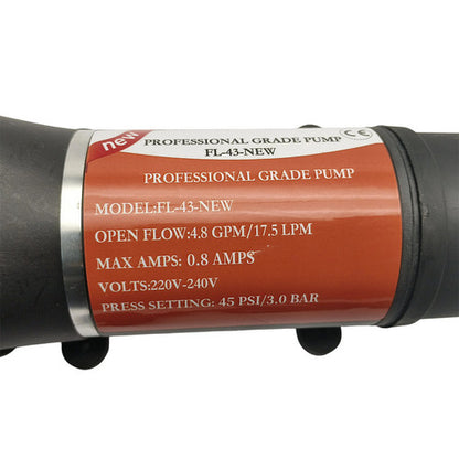 High Pressure Water Pump 45PSI for Camping Caravan Garden Caravan Boat Marine V201-SFLO0240BL8AU