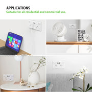 5PCS Double Power Point Dual USB+Type-C GPO Fast Charge 3.6 amp Wall Outlet V201-SKT0201WH8-5AU