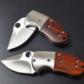 Small Mini Stainless Steel Folding Pocket Knife Keychain Blade Outdoor Survival Tactical Camping V201-SMKD020-B