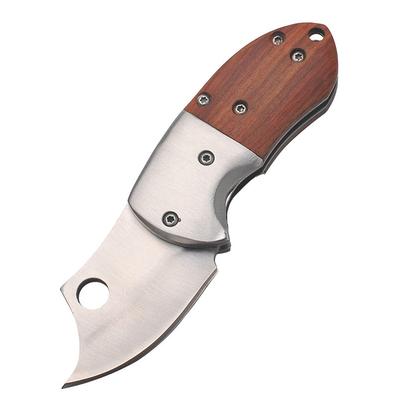 Small Mini Stainless Steel Folding Pocket Knife Keychain Blade Outdoor Survival Tactical Camping V201-SMKD020R