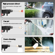 88V Cordless Electric High Pressure Washer Water Spray Gun Car Cleaner 2 Battery V201-SPRAY02BL8AU2