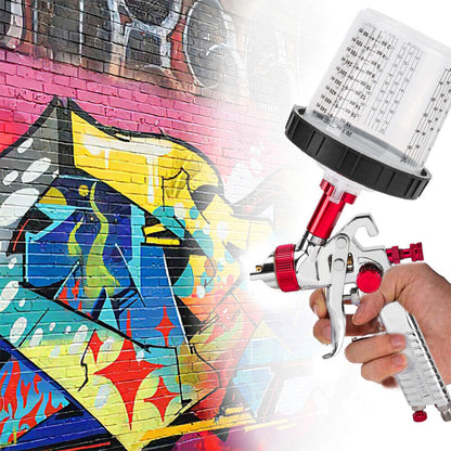 Air HVLP Spray Gun Paint Gun 600CC Gravity Feed Cup 1.4mm 1.7mm 2mm Tip AU Stock V201-SPRAY02RE8AU
