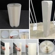 5 Hard Carboard Display Stand Round Plinth Cylinder Pedestal Wedding Flower V201-SUN0005WH8AU