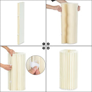 5 Hard Carboard Display Stand Round Plinth Cylinder Pedestal Wedding Flower V201-SUN0005WH8AU